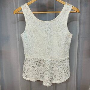 Ambiance Apparel Lace Top w/ Bow